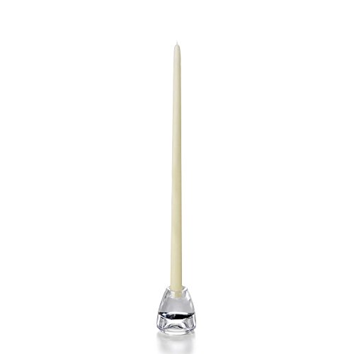 yummi Ivory Taper Candles -18 inch - 12 per Pack