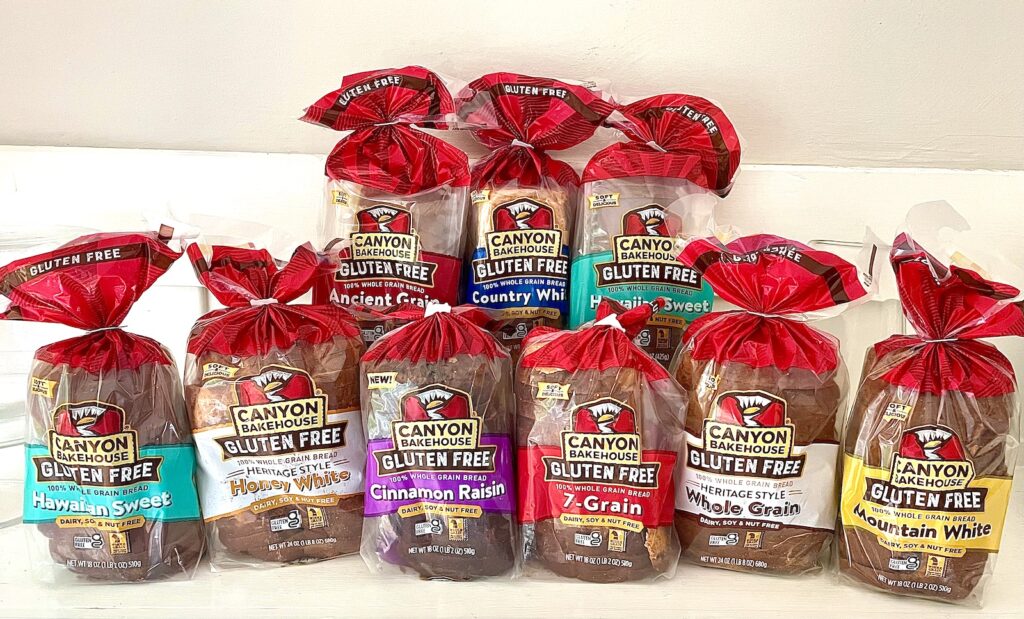 Canyon Bakehouse Gluten Free Bread collection