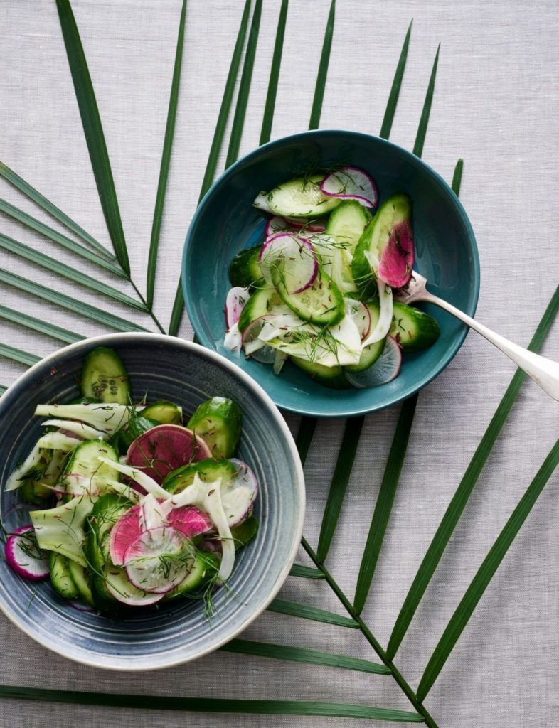 Cucumber Radish Salad