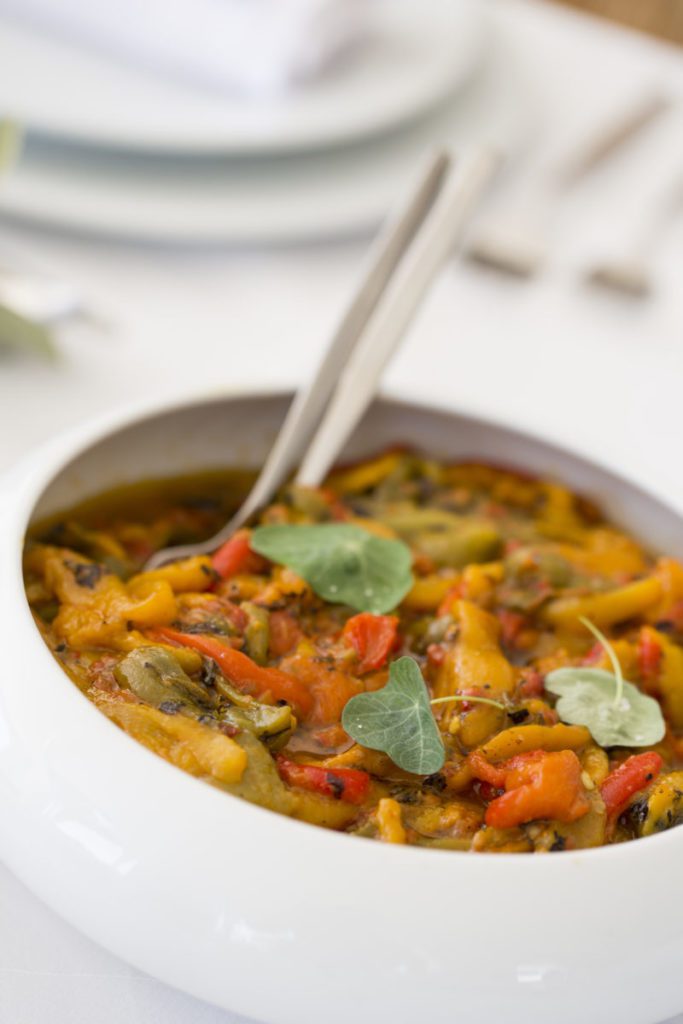 Roasted Bell Pepper Salad