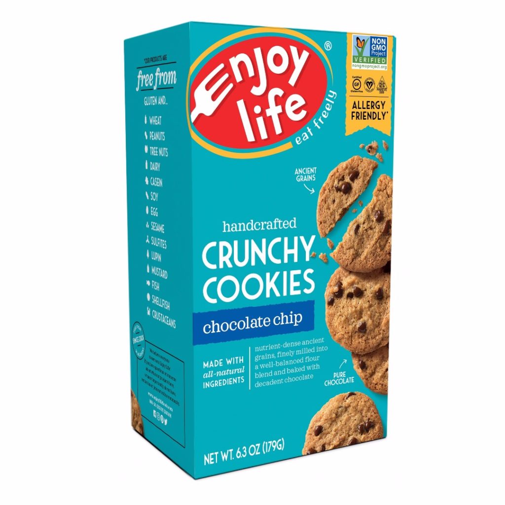 Product Review: Enjoy Life Handcrafted Chocolate Chip Crunchy Cookies