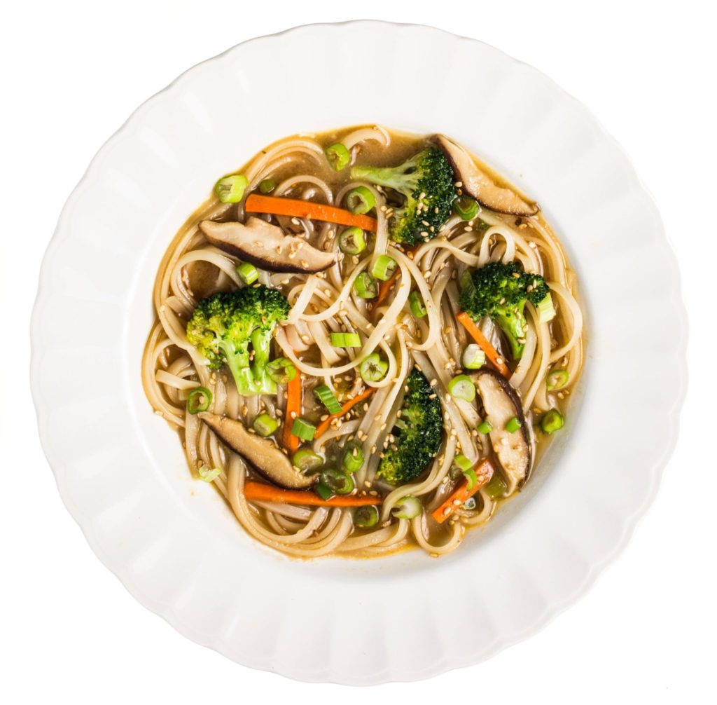Gluten-Free Miso Noodle Soup with Broccoli