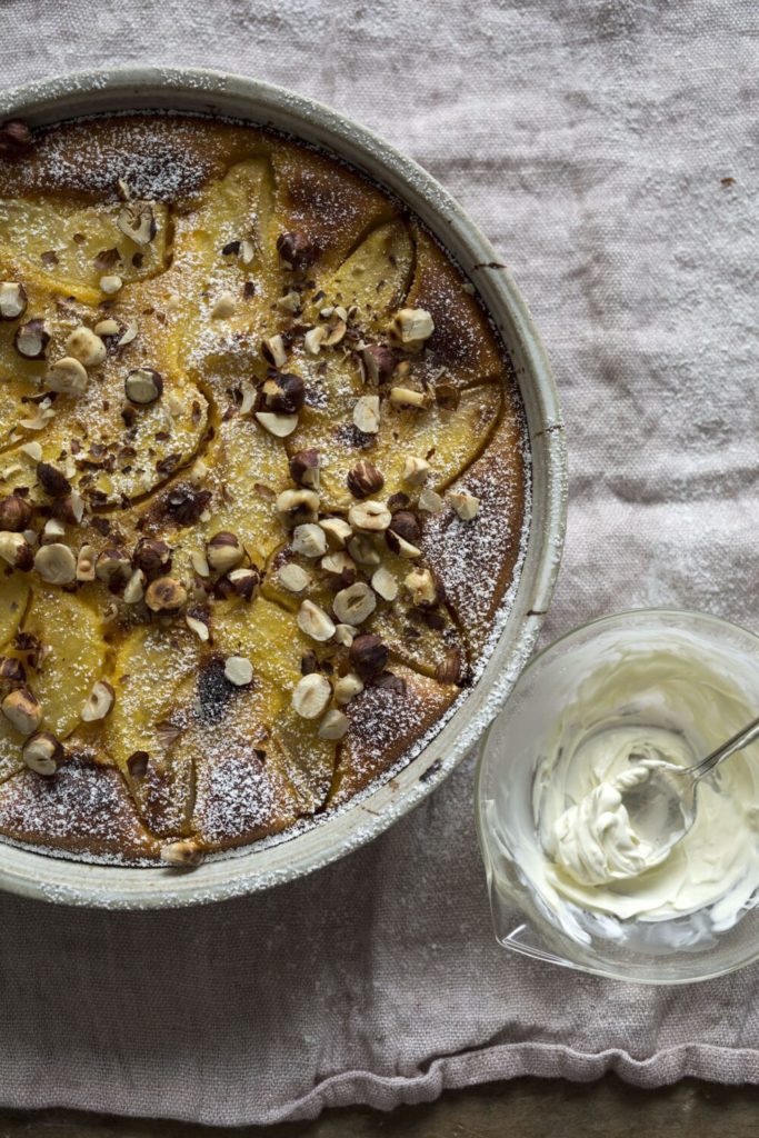 Gluten-Free Pumpkin Clafoutis with Pears