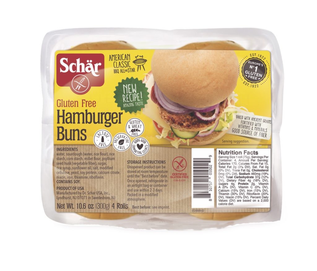 Product Review: Schär Hamburger Buns