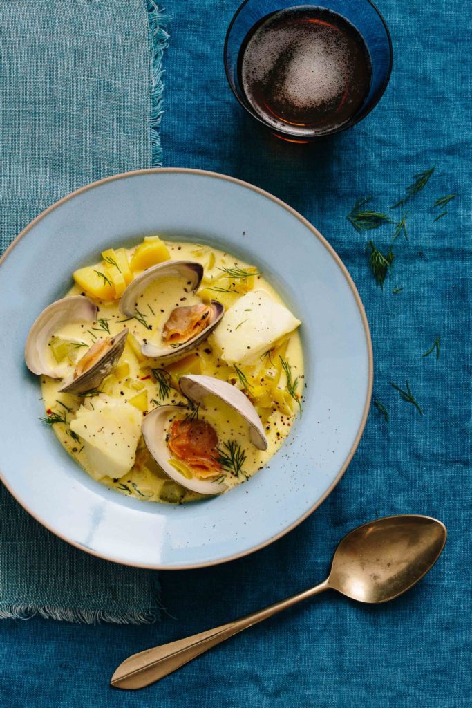 Saffron-Kissed Gluten-Free Seafood Chowder